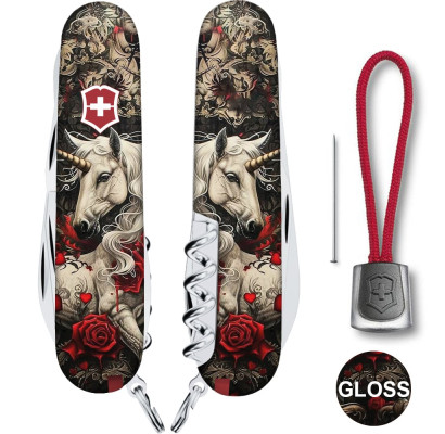 Складной нож Victorinox CLIMBER ZODIAC Волшебный единорог 1.3703.7.Z5240pk