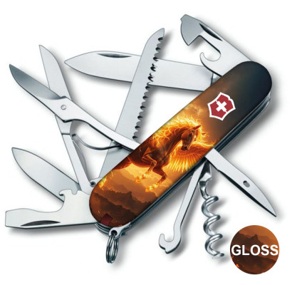 Складной нож Victorinox HUNTSMAN ZODIAC Огненный пегас 1.3713.3.Z5250pk