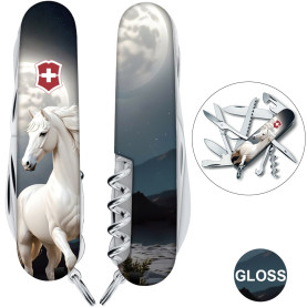 Складной нож Victorinox HUNTSMAN ZODIAC Магический конь 1.3713.3.Z5280pk