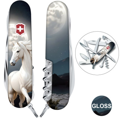 Складной нож Victorinox HUNTSMAN ZODIAC Магический конь 1.3713.3.Z5280pk