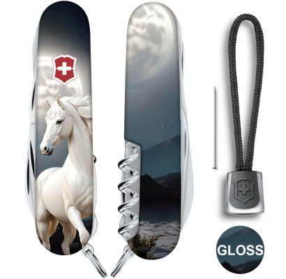 Складной нож Victorinox HUNTSMAN ZODIAC Магический конь 1.3713.3.Z5280pk