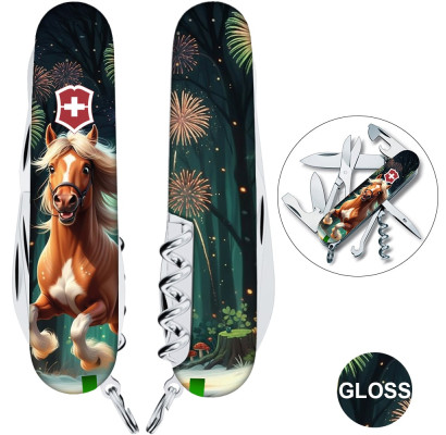 Складаний ніж Victorinox CLIMBER ZODIAC Кінь-переможець 1.3703.3.Z5300pk