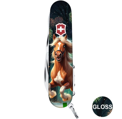 Складаний ніж Victorinox CLIMBER ZODIAC Кінь-переможець 1.3703.3.Z5300pk