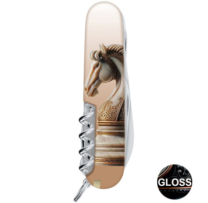 Складной нож Victorinox HUNTSMAN ZODIAC Шахматный конь 1.3713.3.Z5310pk