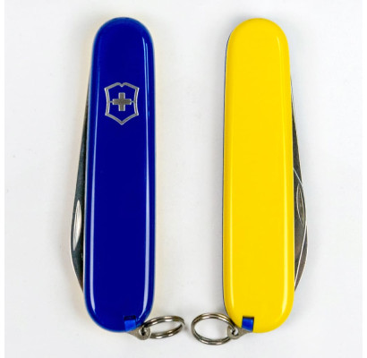 Складной нож Victorinox BANTAM UKRAINE сине-желтый 0.2303.2.8