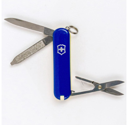 Складаний ніж Victorinox CLASSIC SD UKRAINE синьо-жовтий 0.6223.2.8