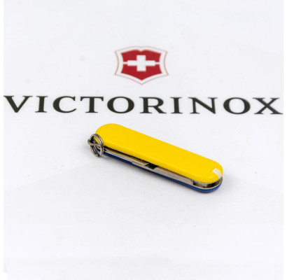 Складаний ніж Victorinox CLASSIC SD UKRAINE синьо-жовтий 0.6223.2.8