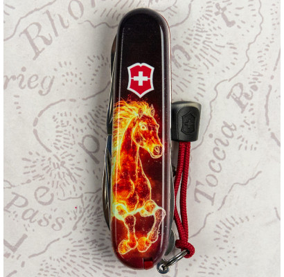 Складаний ніж Victorinox CLIMBER ZODIAC Вогняний кінь 1.3703.Z5210pk