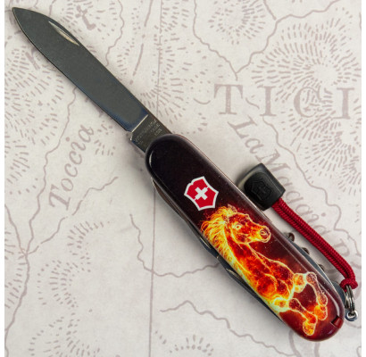 Складаний ніж Victorinox CLIMBER ZODIAC Вогняний кінь 1.3703.Z5210pk