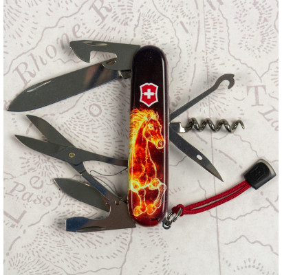 Складаний ніж Victorinox CLIMBER ZODIAC Вогняний кінь 1.3703.Z5210pk