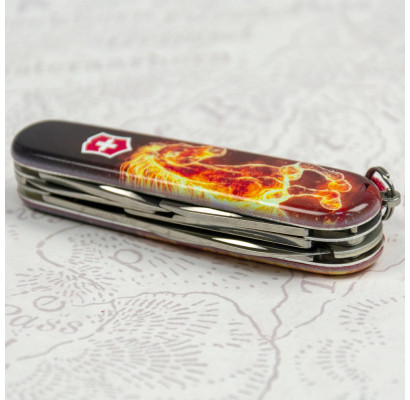Складаний ніж Victorinox CLIMBER ZODIAC Вогняний кінь 1.3703.Z5210pk