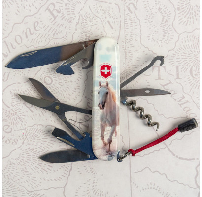 Складаний ніж Victorinox CLIMBER ZODIAC Білий кінь 1.3703.7.Z5270pk