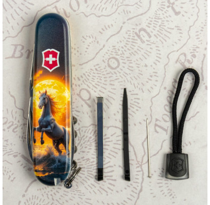Складной нож Victorinox SPARTAN ZODIAC Величественный конь 1.3603.7.Z5230pk