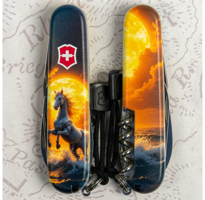 Складной нож Victorinox SPARTAN ZODIAC Величественный конь 1.3603.7.Z5230pk