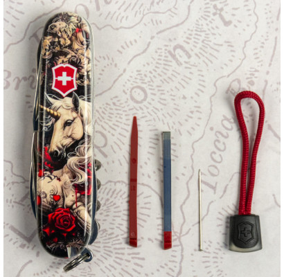 Складной нож Victorinox CLIMBER ZODIAC Волшебный единорог 1.3703.7.Z5240pk