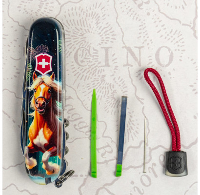 Складаний ніж Victorinox CLIMBER ZODIAC Кінь-переможець 1.3703.3.Z5300pk