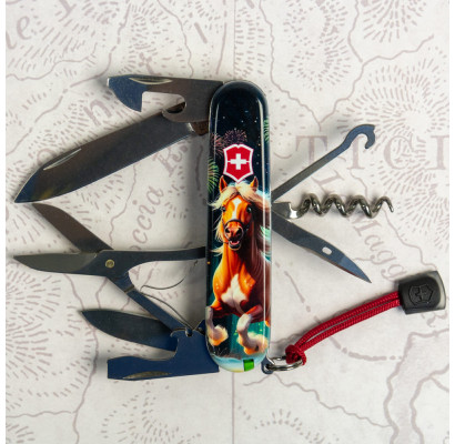 Складаний ніж Victorinox CLIMBER ZODIAC Кінь-переможець 1.3703.3.Z5300pk