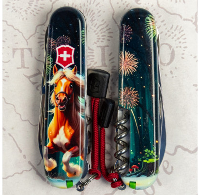 Складаний ніж Victorinox CLIMBER ZODIAC Кінь-переможець 1.3703.3.Z5300pk
