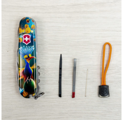 Складной нож Victorinox CLIMBER DESIGN Яркая птичка 1.3703.3.R2110pk