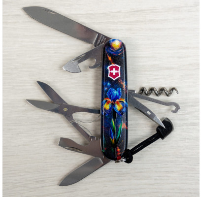 Складной нож Victorinox CLIMBER DESIGN Магический цветок 1.3703.3.R2070pk