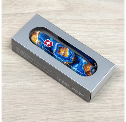 Складной нож Victorinox CLIMBER DESIGN Голубой агат 1.3703.3.R2030pk