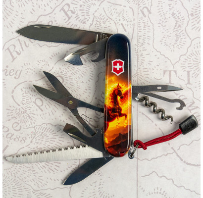 Складной нож Victorinox HUNTSMAN ZODIAC Огненный пегас 1.3713.3.Z5250pk