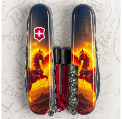 Складной нож Victorinox HUNTSMAN ZODIAC Огненный пегас 1.3713.3.Z5250pk
