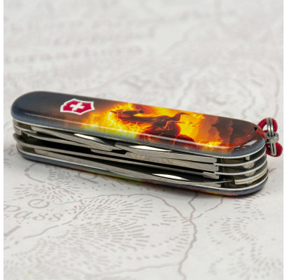 Складной нож Victorinox HUNTSMAN ZODIAC Огненный пегас 1.3713.3.Z5250pk