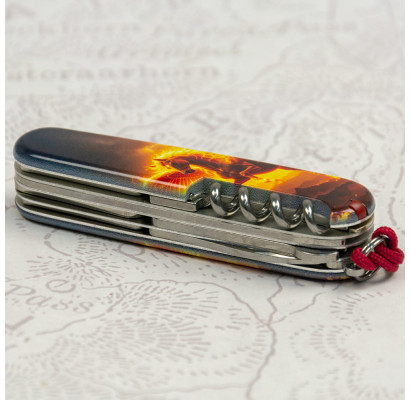 Складной нож Victorinox HUNTSMAN ZODIAC Огненный пегас 1.3713.3.Z5250pk