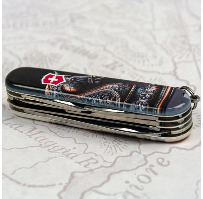 Складной нож Victorinox HUNTSMAN ZODIAC Шахматный конь 1.3713.3.Z5310pk