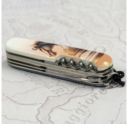 Складной нож Victorinox HUNTSMAN ZODIAC Шахматный конь 1.3713.3.Z5310pk