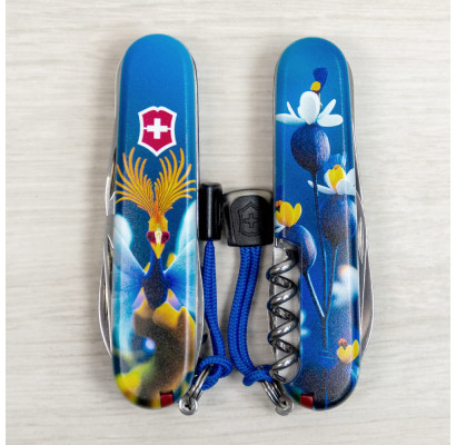 Складной нож Victorinox CAMPER DESIGN Фантастическая птичка 1.3613.3.R2100pk