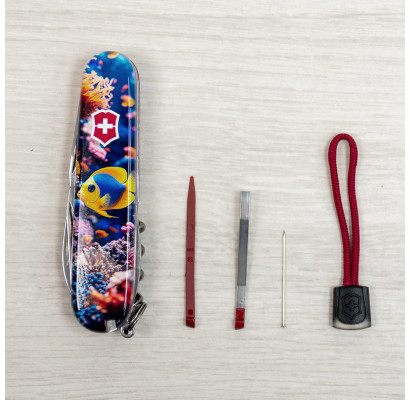 Складной нож Victorinox SPARTAN DESIGN Коралловая рыбка 1.3603.R2010pk
