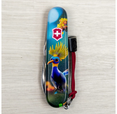 Складной нож Victorinox SPARTAN DESIGN Райская синяя птичка 1.3603.3.R2090pk