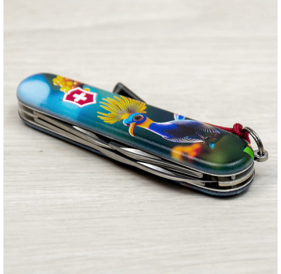 Складной нож Victorinox SPARTAN DESIGN Райская синяя птичка 1.3603.3.R2090pk