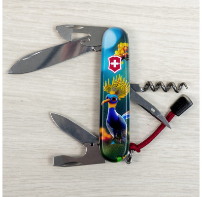 Складной нож Victorinox SPARTAN DESIGN Райская синяя птичка 1.3603.3.R2090pk
