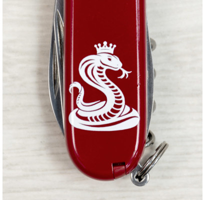 Складаний ніж Victorinox SPARTAN ZODIAC Кобра з короною 1.3603.Z4330u