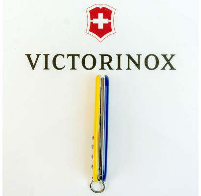 Складной нож Victorinox WAITER UKRAINE сине-желтый 0.3303.2.8