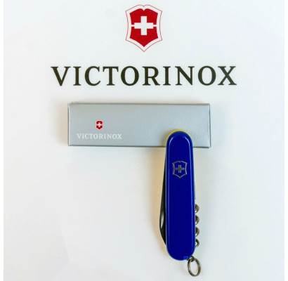 Складной нож Victorinox WAITER UKRAINE сине-желтый 0.3303.2.8