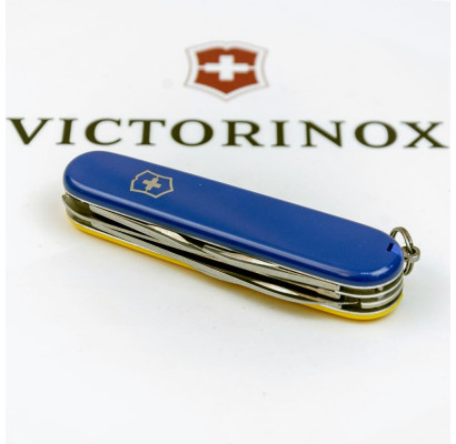 Складаний ніж Victorinox CAMPER UKRAINE синьо-жовтий 1.3613.2.8