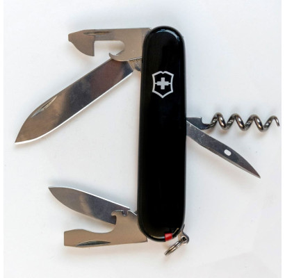 Складной нож Victorinox SPARTAN UKRAINE черно-красный 1.3603.3.1