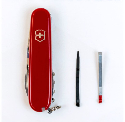 Складной нож Victorinox SPARTAN UKRAINE красно-черный 1.3603.1.3