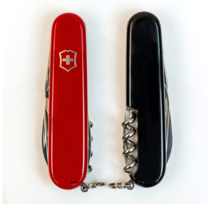 Складной нож Victorinox SPARTAN UKRAINE красно-черный 1.3603.1.3