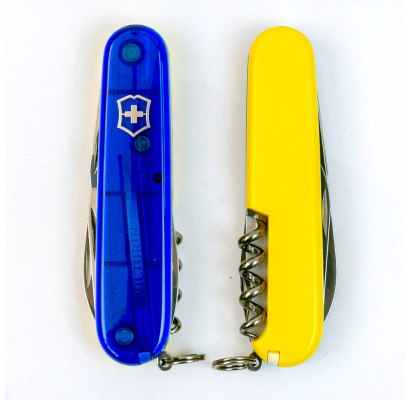 Складной нож Victorinox SPARTAN UKRAINE сине-желтый 1.3603.T2.8