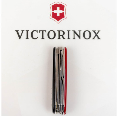Складной нож Victorinox HUNTSMAN UKRAINE красно-черный 1.3713.1.3