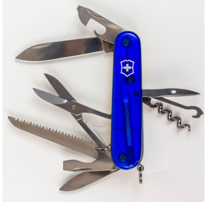Складаний ніж Victorinox HUNTSMAN UKRAINE синьо-жовтий 1.3713.T2.8