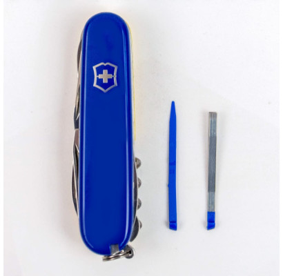 Складной нож Victorinox HUNTSMAN UKRAINE сине-желтый 1.3713.2.8