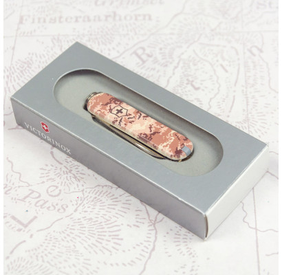 Складной нож Victorinox CLASSIC SD ARMY Пиксель песочный 0.6223.7.W3944pw