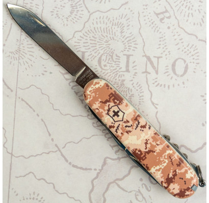 Складной нож Victorinox CLIMBER ARMY Пиксель песочный 1.3703.7.W3944p