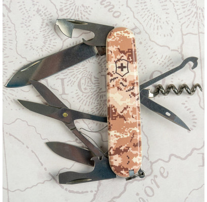 Складной нож Victorinox CLIMBER ARMY Пиксель песочный 1.3703.7.W3944p